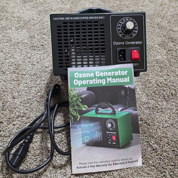 Ozone Generator Machine 120min Timer | 45,000mg/h Deodorizer Air Purifier (Open - Picture 10 of 11